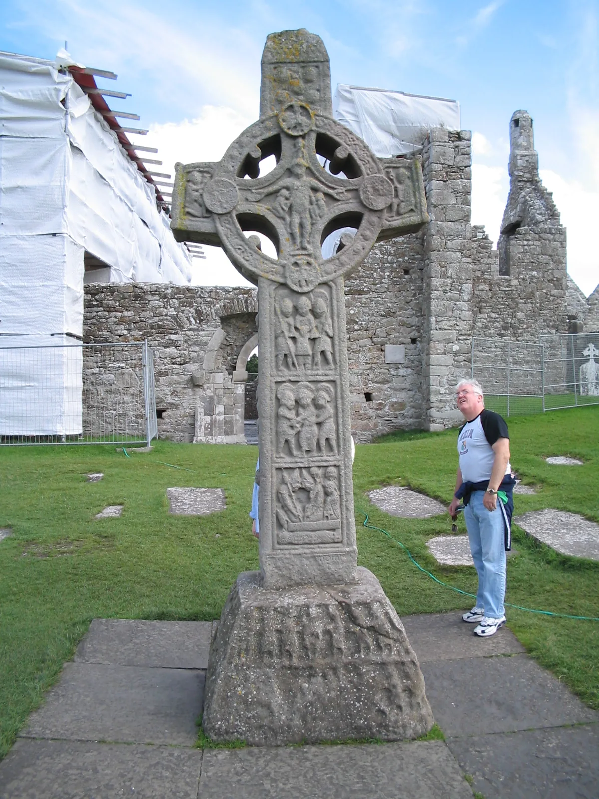 Cross of the Scriptures at Clonmacnoise, a Celtic high cross depicting scenes from the Bible
