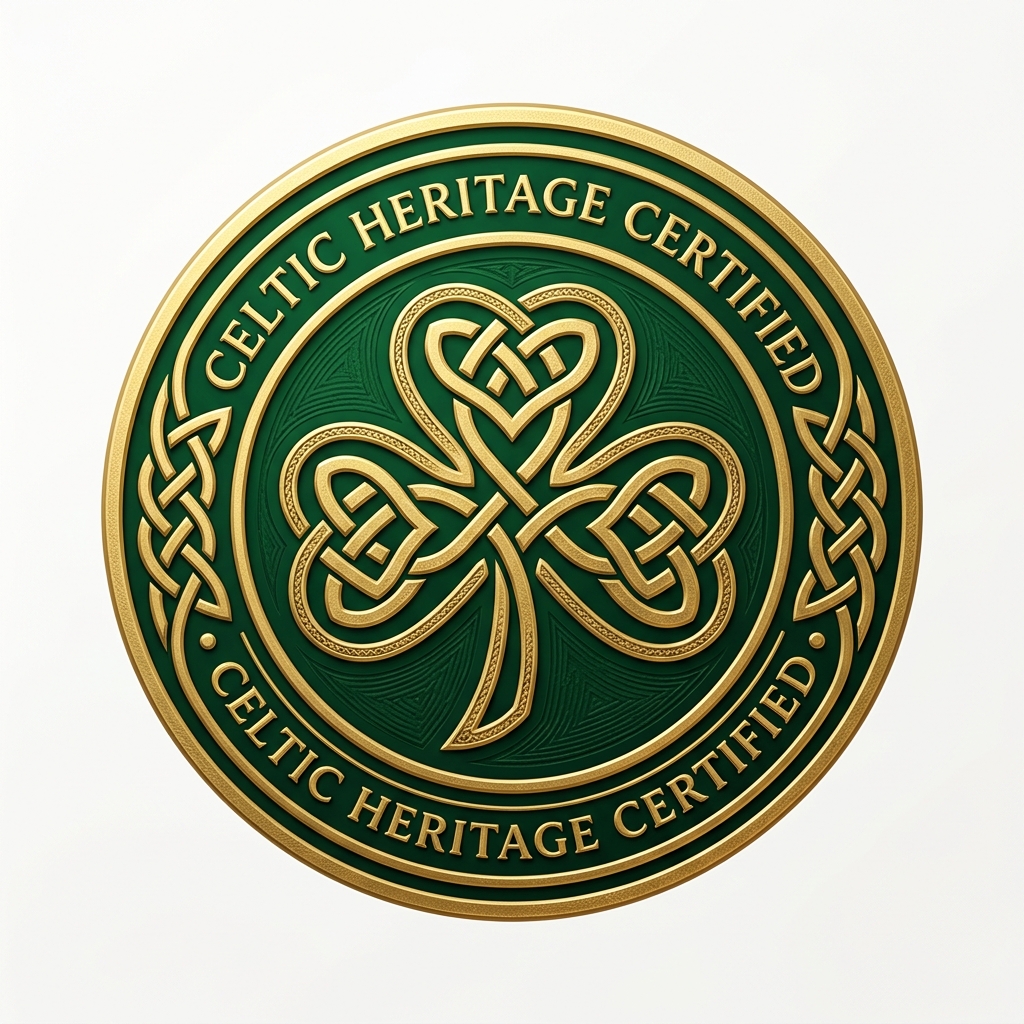 Celtic Heritage Certified badge